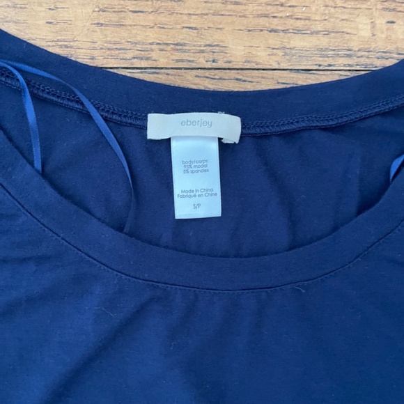 Eberjey Gisele Slouchy PJ Soft Lounge Top Size S - Picture 3 of 7